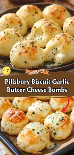 Cheddar Bay Biscuit Appetizer, Garlic Butter Cheese Crescent Rolls, Garlic Cheeseburger Bomb, Lunch Biscuit Ideas, Bisquick Garlic Cheese Biscuits, Cream Cheese Stuffed Biscuits, Grands Biscuit Pull Apart Bread, Desserts Made From Canned Biscuits, Pilsbury Biscuit Garlic Butter Cheese