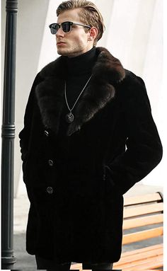 Black Fur Coat Men, Mink Coat Men, Fur Coats Men, Expensive Outfits Men, Expensive Clothes Men, Expensive Suits Men Luxury, Fur Coat Outfit Men, Male Fur Coat, Luxury Jacket Men