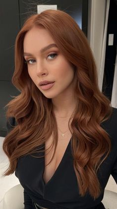 All Hair Colors Shades, Copper On Short Hair, Hair Color Filter, Copper Hair For Brown Eyes, Copper Brown Hair Olive Skin, Hair Colour Winter 2024, Best Hair Color For Winter Skin Tone, Hair Colours For Neutral Skin Tones, Tan Girl Hair Color Ideas