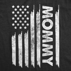 a black shirt with an american flag and the word wyoming on it's chest