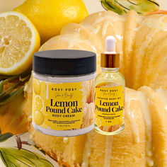 Lemon Poundcake Body Cream Bundle, 4oz. Body Cream and 1 oz. Body Oil. Smells just like lemon poundcake. Sweet and delicious! The lemony scent smells so yummy! Lemon Scent, Sweet Lemon, Lemon Pound Cake, Cake Delivery