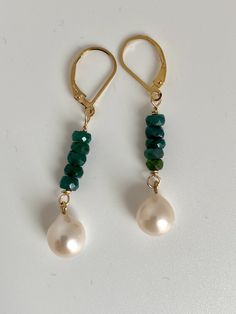 Basic Jewellery, Natural Stone Earrings Handmade, Earrings Beads, Pearl Jewelry Design, Natural Stone Earrings, Basic Jewelry, Gem Earrings, Homemade Jewelry, Bead Jewellery