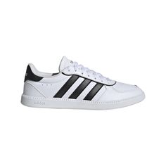 Classic Sports Sneakers With Elastic Laces, Classic Sneakers With Elastic Laces For Sports, Classic Sneakers With Elastic Laces And Synthetic Material, Classic Synthetic Sneakers With Elastic Laces, White Adidas Skate Shoes With Round Toe, Adidas Lace-up Skate Shoes, Adidas Sneakers With Elastic Laces And White Sole, Cheap Adidas Cushioned Sneakers, Adidas Skate Shoes With Perforated Toe Box