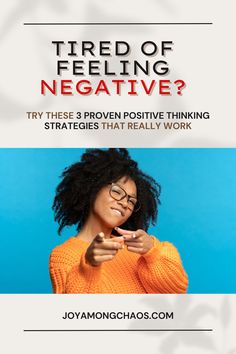 Tired of feeling negative pin Positivity Exercises, Positive Person, Words Positive, Mindfulness Training, Thinking Positive, Motivation Words, Inspirational Quotes Positive, Positive Changes