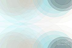 No People Wall Art - Digital Art - River Semi Circle Background Horizontal by Frank Ramspott