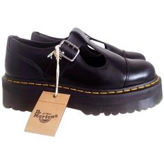 Doc Marten Mary Janes Platform, Cute Platform Shoes, Style Doc Martens, Dr Martens Shoes, The Cardigans, Black Platform Shoes, Black Platform, Savannah