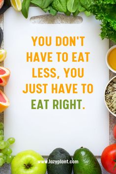 Quotes for the importance of a healthy, vegan diet for health, weight loss, and enjoy of life. Nutrition Poster, Healthy Vegan Diet, Healthy Motivation