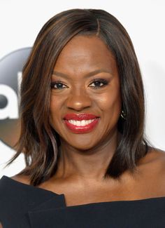 The Best Brown Hair Color for Warm and Cool Skin Tones Shoulder Length Ombre, Annalise Keating, Angled Bob Hairstyles, Celebrity Wigs, Viola Davis, Angled Bob