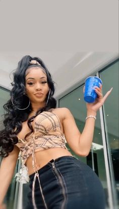 Sweetie Hairstyles, Sweetie Icy Girl, Saweetie Outfits, Icy Girl, Female Rappers, Long Black Hair, Baddie Outfits Casual, Cute Poses, Black Girls Hairstyles