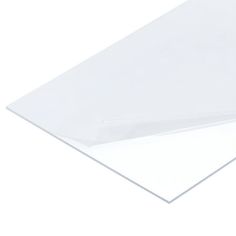 a white piece of paper on a white background