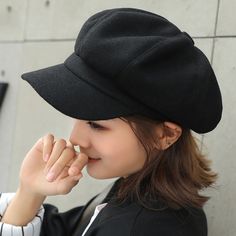 Feel awesome wearing our Women's Winter Newsboy Cap today. It is the perfect accessory for going outdoors. Get the stylish look you deserve wearing a beautifully handmade designed product, just for your collection.Item Type: Caps.Material: Wool.Head Circumference: about 56-58 cm / 22.05-22.83 inch.Season: Winter.Package Includes:1 x Women's Winter Newsboy Cap. Newsboy Cap Women, Grey Beret, Newsboy Cap Men, Driving Hat, Winter Beret, Anna Campbell, Berets Cap, Wool Caps, Wool Berets