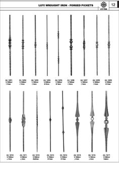 an image of different types of swords in the medieval world, with names and descriptions