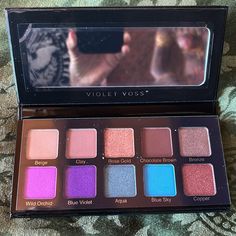 10 Gorgeous Shades! Nice Assortment Of Mattes And Metallics. Brand New! Never Swatched. Pressed Pigment Eyeshadow Palette. I Will Send This Product Free With Any Purchase Of $10 Or More. Just Add To A Bundle And I’ll Send An Offer. You Will Get This Gorgeous Palette For Free. Must Add To Bundle. Limit 1 Free Item Per Bundle. Makeup Violet, Violet Voss, Pigment Eyeshadow, Free Items, Makeup Eyeshadow, Eyeshadow Palette, Blue Purple, Womens Makeup, Blue And Purple