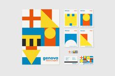 an assortment of stationery and business cards designed by graphic designer person for the company