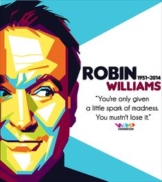 an advertisement for robin williams's new album, you're only given a little spark of machines