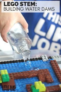 Lego Stem Activities, Lego Stem, Lego Learning, Fun Stem Activities, Stem Building, Water Experiments, Lego Books, Lego Challenge, Lego Club