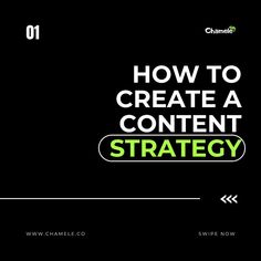 how to create a content strategy for your website or blog in one click arrow and the words, how to create a content strategy