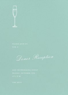 a card with a glass of wine on the front and bottom, in white ink