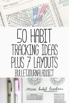 Habit Tracking Ideas, Bullet Journal Tracking, Habit Tracker Ideas, Bullet Journal Habit Tracker, Journal Habit Tracker, Mini Habits, Bullet Journal Monthly Spread, Bullet Journal Key