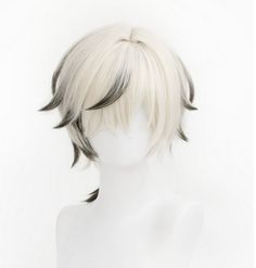 Hot Anime Cosplay Arlan Short Hair Wig Harajuku Hairpiece Party Comicon Unisex Hot Anime Cosplay, Anime Haircut, Oc Design, Brown Curls, Character Clothing, Wig Styling, Drawing Hair, Styling Guide, Short Hair Wigs