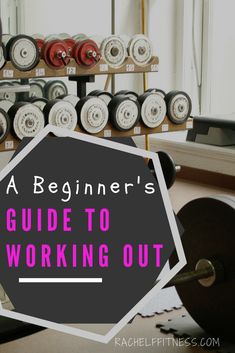 a beginner's guide to working out with dumbbells in the background