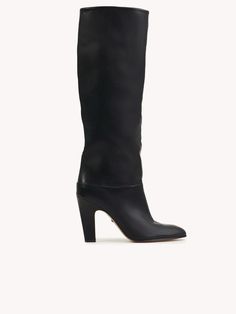 Chloé Eve Boot | Chloé US Classic Fall Knee-high Boots With Sculpted Heel, Classic Knee-high Boots With Sculpted Heel For Fall, Formal Wide Calf Mid-calf Heeled Boots, Classic Knee-high Heeled Boots With Medium Width, Classic Medium Width Knee-high Heeled Boots, Classic Winter Boots With Padded Heel, Evening Mid-calf Boots For Fall, Formal Mid-calf Boots For Fall, Chic Winter Boots With Sculpted Heel