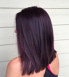 Blackberry Hair Colour, Pelo Color Borgoña, Haircolor Ideas, Violet Hair Colors, Dark Red Hair Color