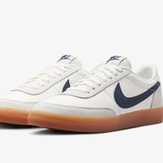 Never Worn, New Men's Nike Casual Sneakers. Size 9. Box Not Included. Made Of Suede, Leather And Rubber Gum Sole. Nike Blazer Low 77, Nike Blazer, Midnight Navy, Yellow Fashion, Retro Look, Soft Suede, Tennis Shoes, Look Fashion, Smooth Leather