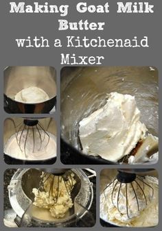 making goat milk butter with a kitchenaid mixer is an easy and fun way to use it