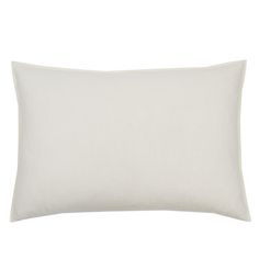 a white pillow on a white background