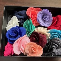 Fabric Flower Pin Brooch - All New - Beautiful Colors To Coordinate With Any Outfit. Flower Can Be Pinned To Lapels, Hats, Blouses, Dresses, Suits And Much More. All Items From A Smoke-Free Home. The 15 Pins Come In A Great Gift Box. Fabric Flower Pins, Fabric Flower Brooch, Flower Pins, Flower Brooch, Lapel Pins, Fabric Flowers, Fabric Color, Brooch Pin, Beautiful Colors