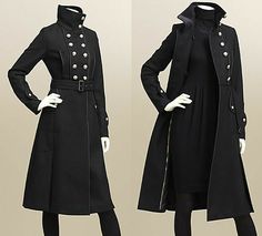 Steampunk Mode, Military Coat, Drawing Clothes, Dieselpunk, Fantasy Clothing, Fantasy Fashion, Mode Vintage, Gothic Lolita, Character Outfits