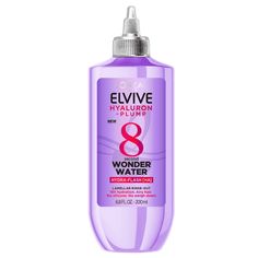 L'Oreal Paris Elvive Hyaluron Hydration Wonder Water, Blowout Dark and Lovely Smooth Moisturizing Daily Shampoo with Shea Butter, L'Oreal Paris Elvive Flash Hydration Wonder Water. Elvive Hyaluron + Plump paraben-free hydrating formulas help achieve shinier, free-flowing strands for dry, dehydrated hair without weigh down. Formulated with Hyaluronic Acid, Elvive Hyaluron + Plump regimen, inspired by skincare, helps hair fibers retain long-lasting moisture. Hydrating Shampoo gently cleanses and i Frizzy Hair Solution, Dark And Lovely, Moisturize Dry Hair, Hydrating Shampoo, Free Flowing, Hair Fibers, Daily Moisturizer, All Hair Types, L Oreal