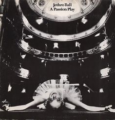 the poster shows a woman laying down in front of a large circular clock on top of a building