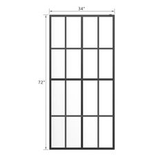 an image of the width of a door with four panes and one side is shown