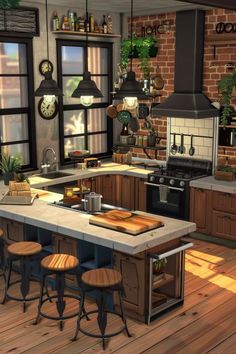 #BEAUTY ,#REALATIONSHIPS #Fashion #Outfits #SUMMER Outfits #Animals Sims 4 Home Inspiration, Kitchen Layout Sims 4, Sims 4 Houses Ideas Interior, Small Kitchen Ideas Sims 4, Gamer House Aesthetic, Sims Houses Interior, Sims 4 Guest House, House Plans Sims 4 Layout, Sims Apartment Floor Plans