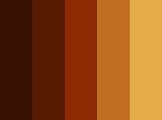 an orange and brown color scheme with vertical lines in the center, on top of each other