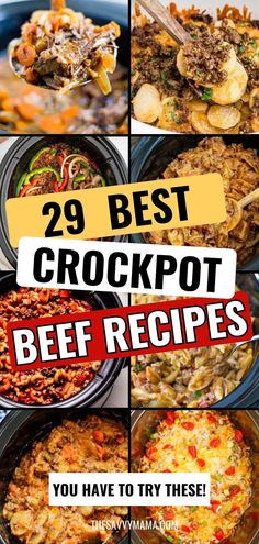 the 29 best crockpot beef recipes you have to try them out for dinner