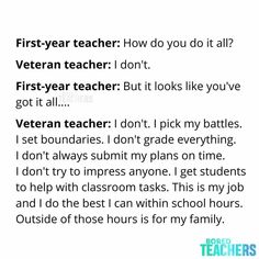 an image of a text that reads first - year teacher how do you do it all?