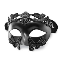 PRICES MAY VARY. No Slippage Party Mask: The elastic band of the buckle can be worn comfortable, you can definitely wear the Venetian mask for a long duration to a Mardi Gras party Premium Texture: The masquerade mask is made of high-quality ABS plastic, the decorative pattern detail are silicone and quite comfy Classical Design: Ancient Roman Greek mythological mask brings you back to the medieval times, fits most face shapes, any formal or casual wear Widely Used Mask: Masquerade men's mask Su