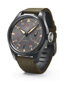 Big Pilot's Watch Top Gun Miramar Iwc Pilot Chronograph, Iwc Watches Pilot, Iwc Pilot, Monochrome Watches, Expensive Watches, Best Watches For Men