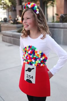 Gumball Machine Halloween Costume, Gumball Costume, Gumball Machine Costume, Karneval Diy, Costumes Faciles, Diy Halloween Costumes For Kids, Diy Halloween Costumes Easy