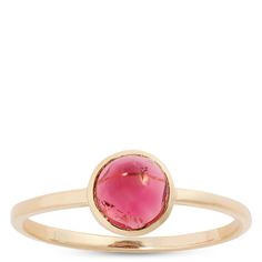 Lisa Bridge Round Pink Tourmaline Ring, 14K Yellow Gold 14k Gold Ruby Ring With Bezel Setting, Pink 14k Gold Birthstone Ring, Tourmaline Birthstone Ring In Fine Jewelry Style, Pink Gold 14k Ruby Ring, Tourmaline Birthstone Ring With Bezel Setting, Pink 14k Gold Jewelry With Bezel Setting, Pink Birthstone Ring With Bezel Setting, Pink Round Birthstone Ring With Bezel Setting, Pink Ruby Ring With Bezel Setting In 14k Gold