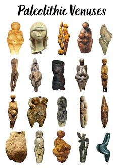 The poster showcases a selection of these ancient artworks, allowing students to study and appreciate the skills and creativity of our prehistoric ancestors. This poster is perfect for classrooms studying art history, history, anthropology, or archaeology. Fertility Statue, Paleolithic Period, Venus Painting, Goddess Magick, Fertility Symbols, Ancient Statues