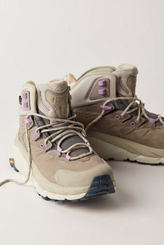 Hoka Boots, Hiking Sneakers Women, Women’s Hiking Boots, Womens Hiking Shoes, Hiking Sneakers, Mid Boots, Hiking Gear, Nubuck Leather, Hiking Shoes