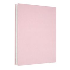 a pink notebook on a white background