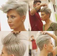 12 beeldschone kort haar kapsels voor deze winter. Er zit vast een prachtig exemplaar voor jou bij! Bekijk ze nu! Girls Haircut Short, Girls Pixie Haircut, Girls Haircut, Haircut Short, Sassy Hair, Girl Haircuts, Haircut And Color, Short Hair Cuts For Women