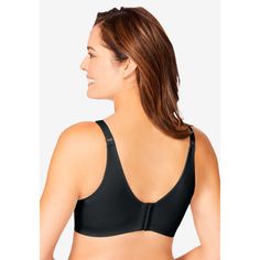 Super supportive design ensures maximum comfort without the need for underwires. Back Smoothing minimizes bumps and lines with smoothing, double-lined construction, perfect for a sleek look under any outfit. Lightweight, breathable, and stretchy fabric keeps you comfortable all day long. Soft, no-wire cups adapt perfectly to your shape, providing a natural lift and support. Adjustable shoulder straps for a customized fit that feels just right. Stretch elastic band at the bottom enhances support Posture Bra, Lounge Bra, Minimiser Bra, Soft Bra, Full Coverage Bra, Plus Size Bra, Swimsuits For All, Wireless Bra, Bra Shop