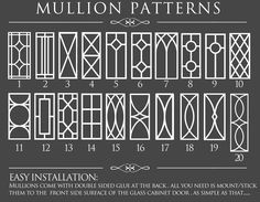 the font and numbers used in this pattern