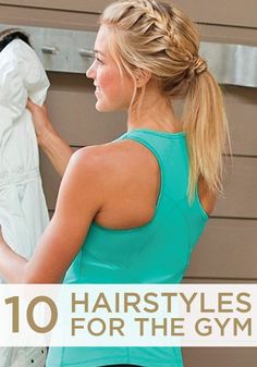 These hairstyles are perfect for getting sweaty at the gym! Hairstyles For The Gym, Chic Hairstyles, Volleyball Hairstyles, Hair Envy, Hair Dos, Hair Day